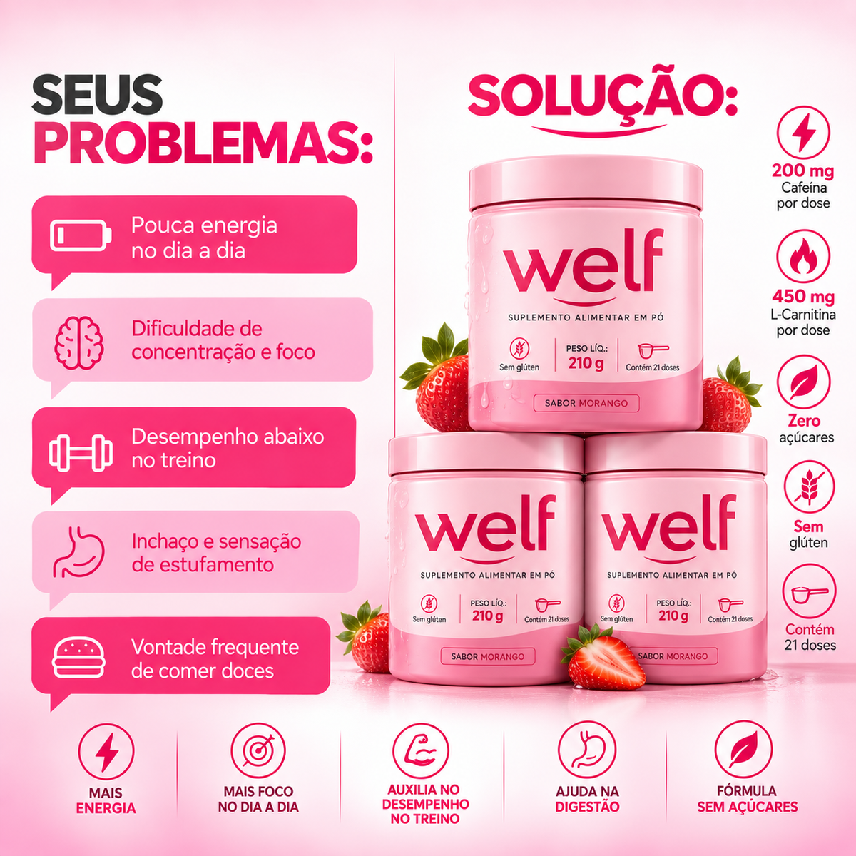 Welf-Sabor Morango